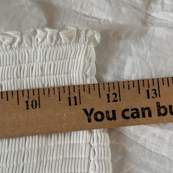 NATURAL LIFE silky white tennis skort w/ smocked waist- NEW - Picture 11 of 12